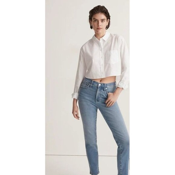 Madewell Denim - Madewell Mid Rise Jeans Stovepipe Size 27